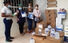 Presidenta de la Unidad de Acción Social del GAD Atacames realizó entrega de kits de bioseguridad