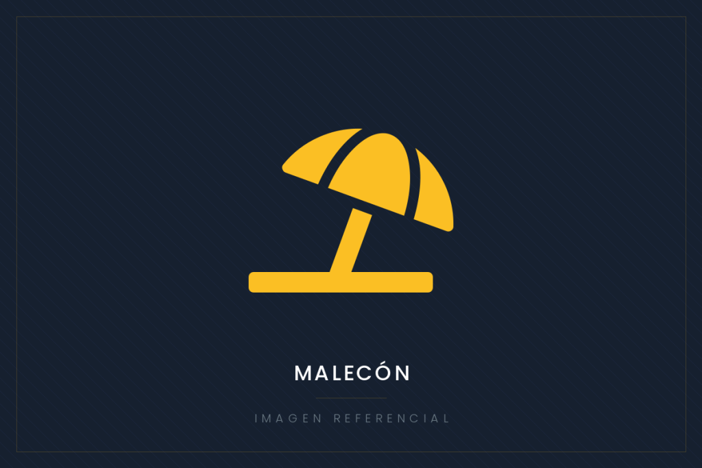 Imagen referencial de obra municipal: malecón