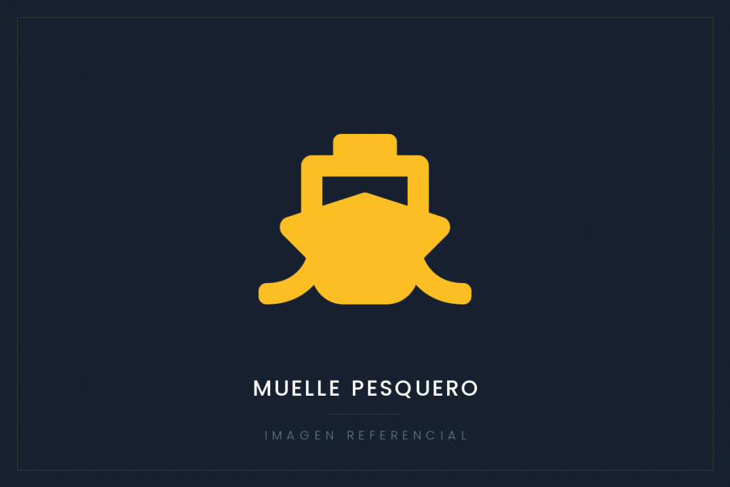Imagen referencial de obra municipal: muelle pesquero