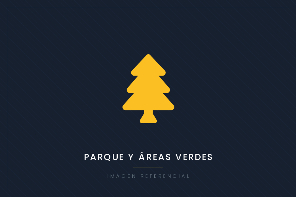 Imagen referencial de obra municipal: parque y áreas verdes